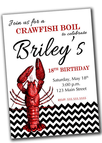 Crawfish Boil Invitations Free Printable Clipart Best