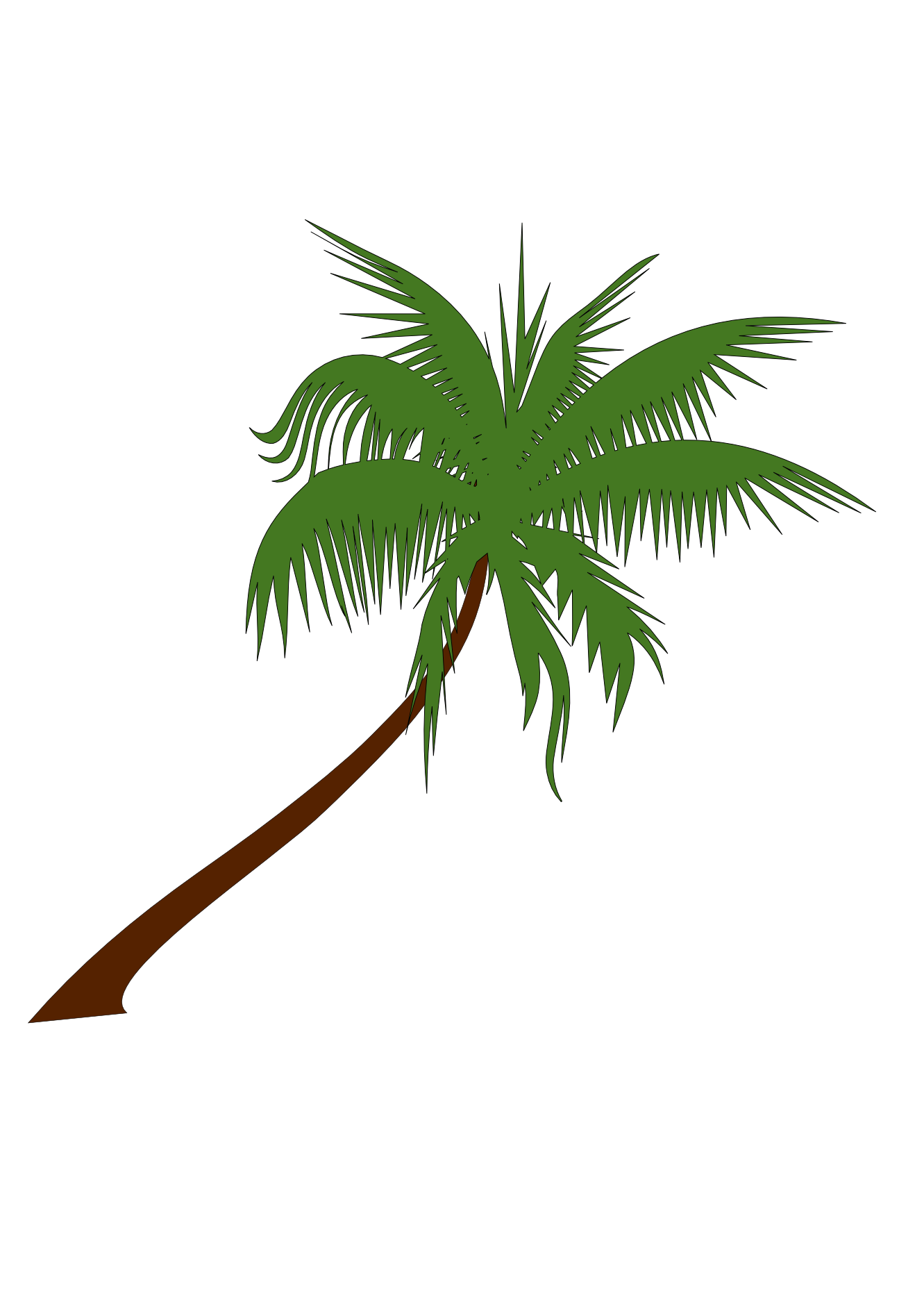 palm tree clip art vector - photo #39