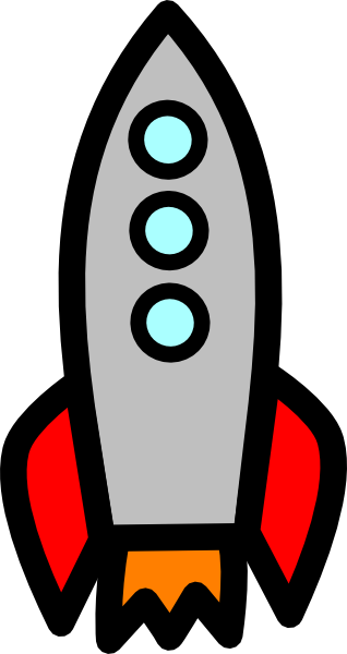 Rocket Drawing Template