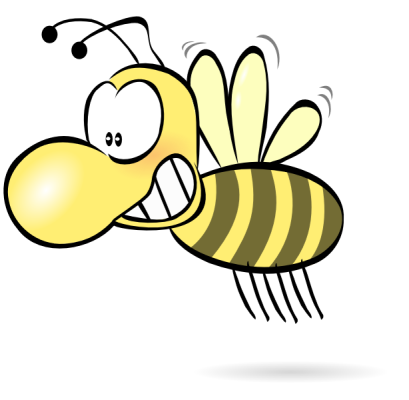 Free Funny Bumblebee Clip Art