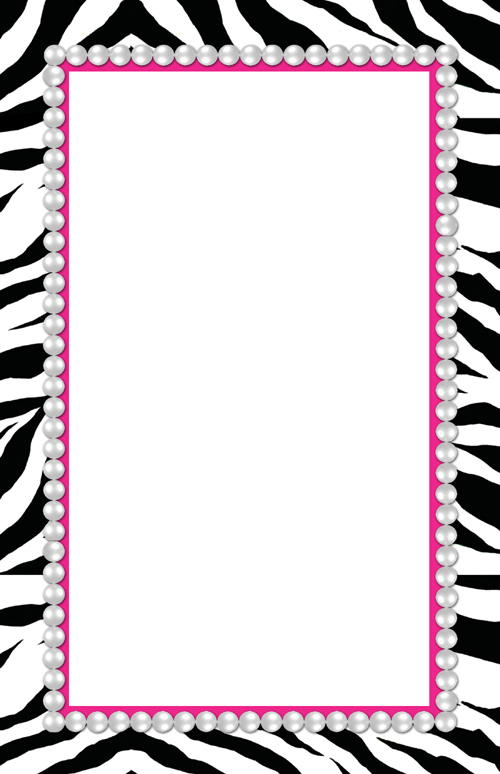 free zebra clipart borders - photo #13