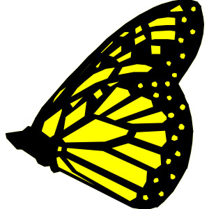 Butterfly clip art - vector clip art online, royalty free ...