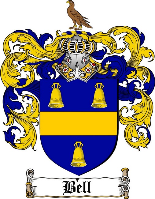 bell family crest bell coat of arms Art Prints by Family Crest ...