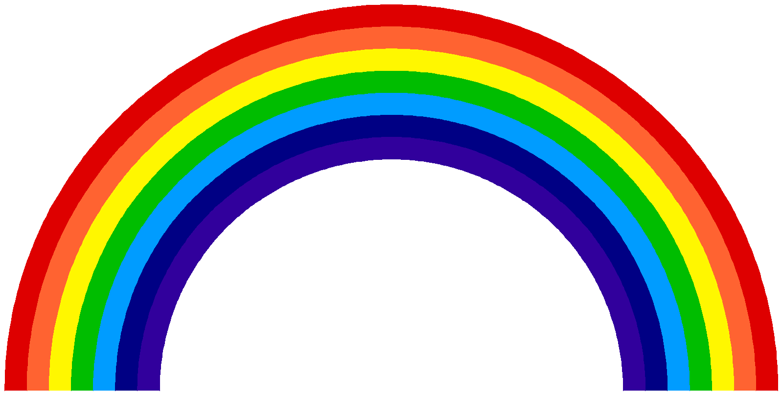 free clip art of rainbow - photo #1
