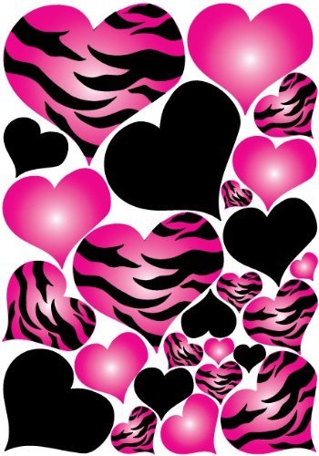 Pink And Black Zebra Wallpaper