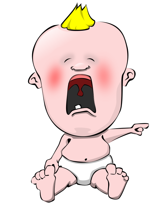 Babies Crying Cartoon Clipart Best