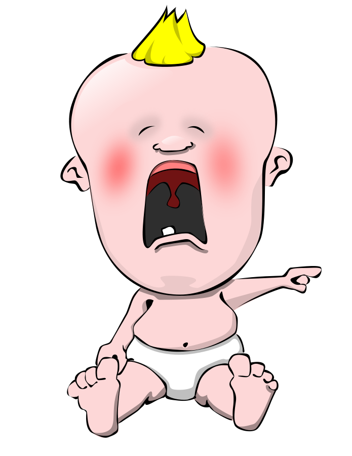 clipart of baby crying - photo #5