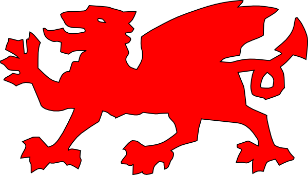 Welsh Dragon Red Clip Art - vector clip art online ...
