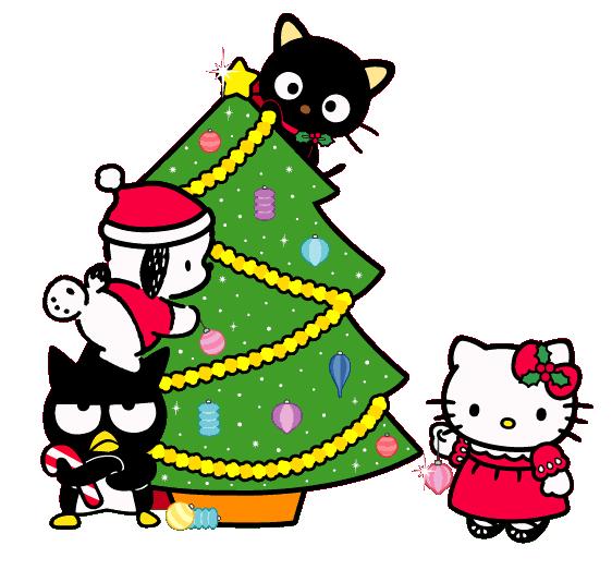 Creating Happy Hello Kitty & Pink Christmas Tree's ClipArt Best