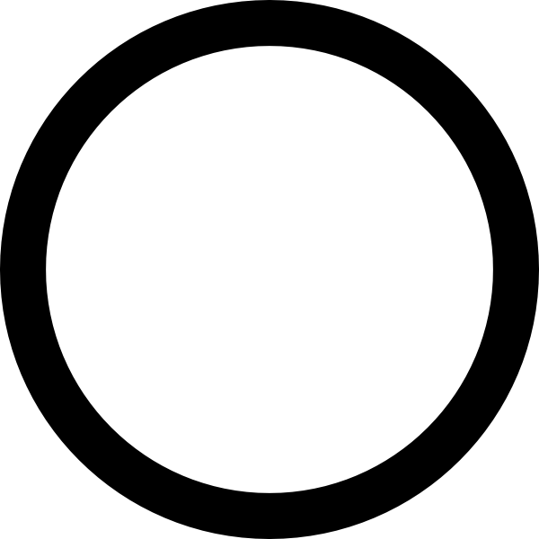 Black Circle Clip Art - vector clip art online ...