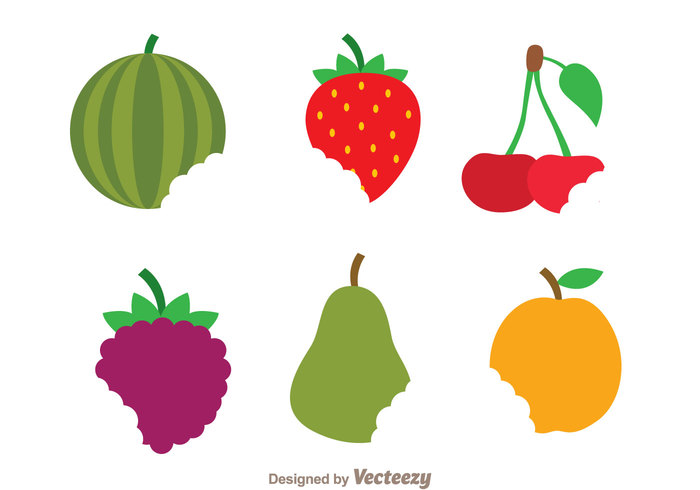 Biten Fruit Vectors - Download Free Vector Art, Stock Graphics ...