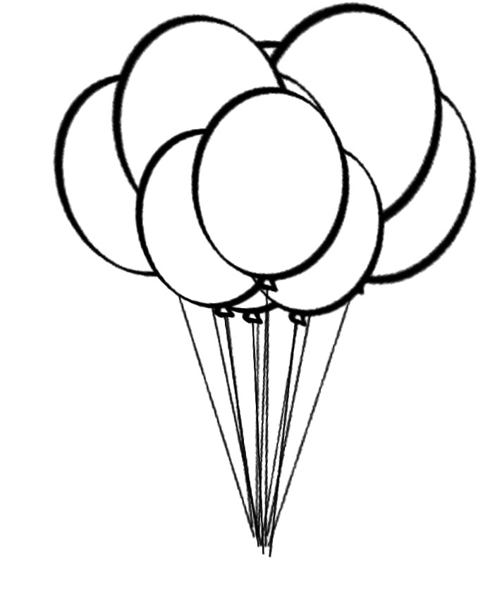 coloring page inside Balloon Coloring Pages Printable - Coloring ...