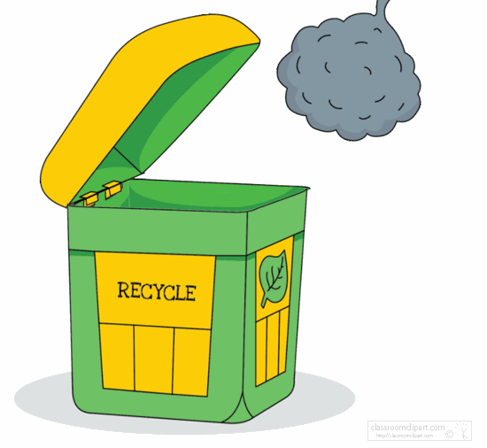 Science Animated Clipart: recycle-trash-can-animation : Classroom ...