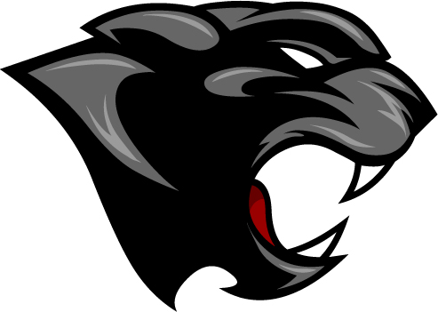 Panthers And School Things Clipart