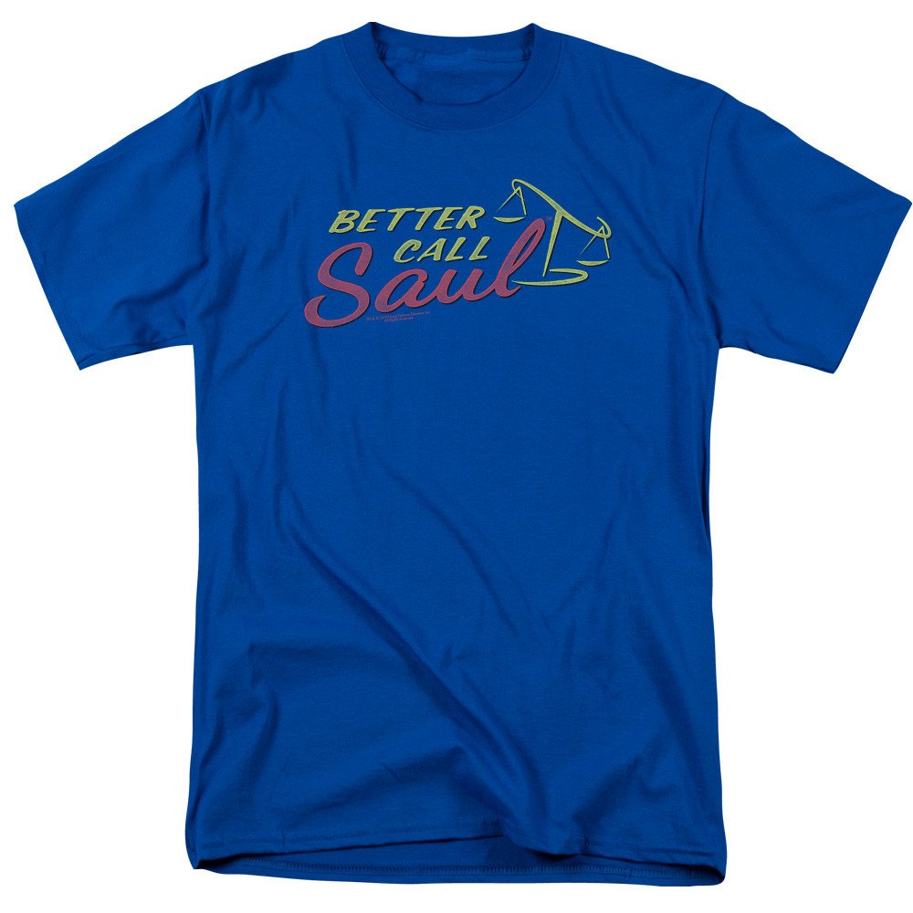 Better Call Saul Logo Adult Royal Blue T-Shirt – Breaking Bad Store