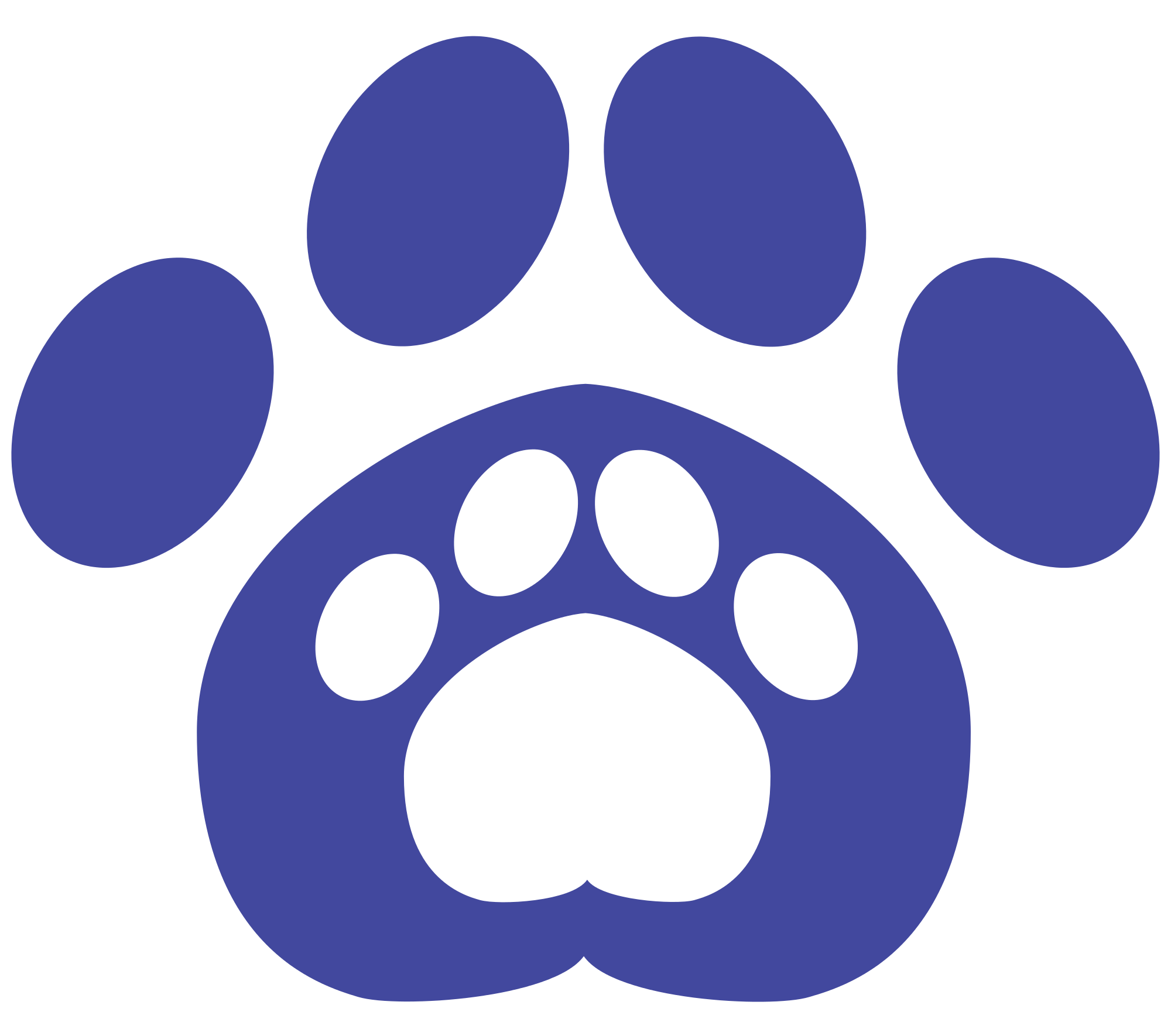 File:Furry blue paw vector logo.svg