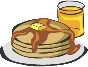 Free clipart pancake breakfast