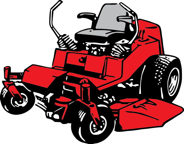 Riding Lawn Mower Cartoon Mower Clipart