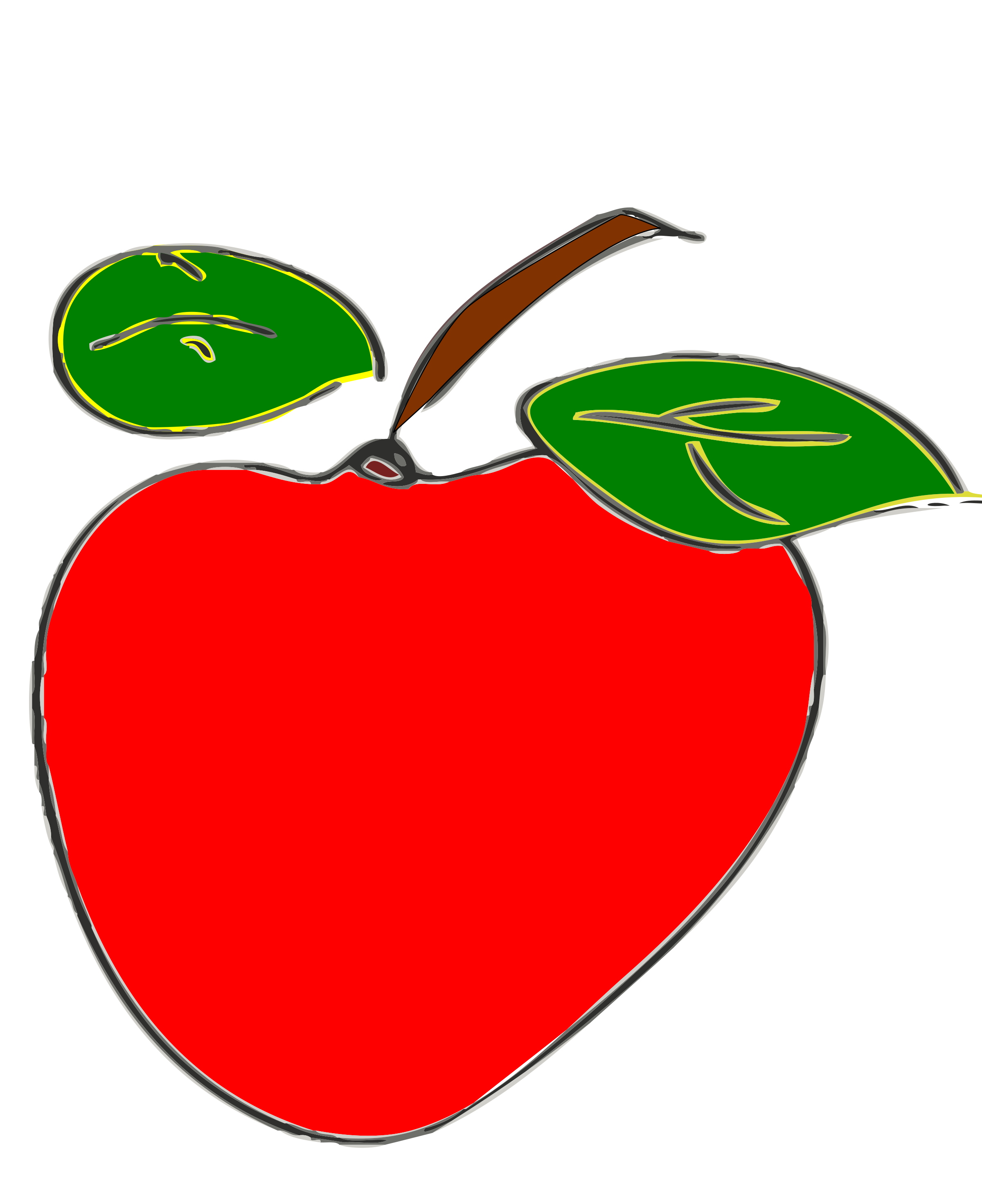 Clipart - manzana