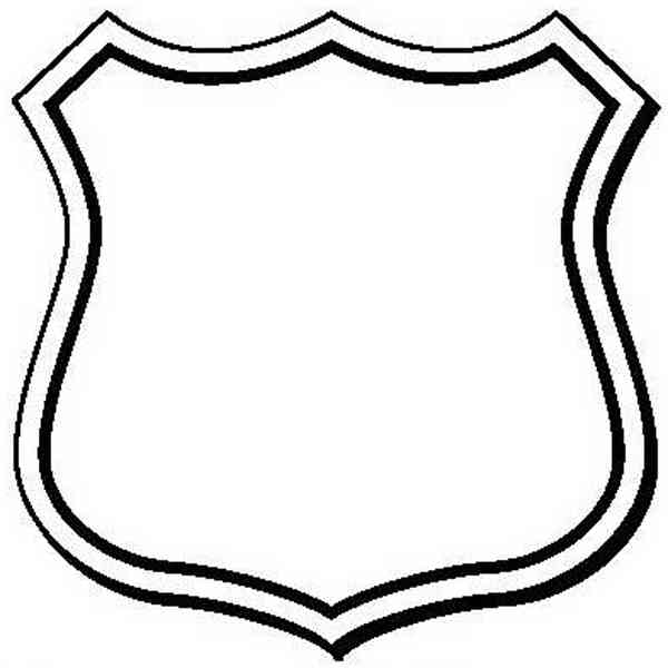 Blank Police Badge Clipart Best