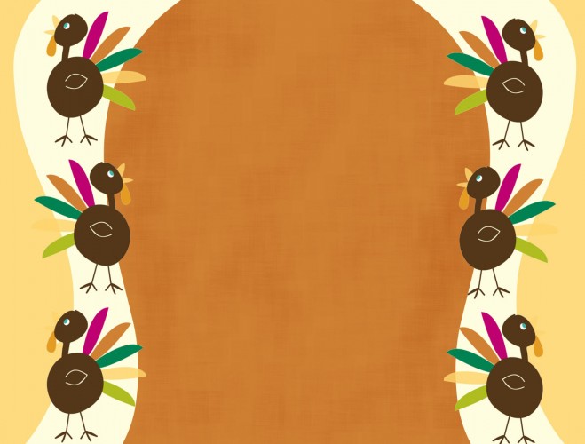 Turkey Backgrounds | Fall Backgrounds | The Cutest Blog On The Block