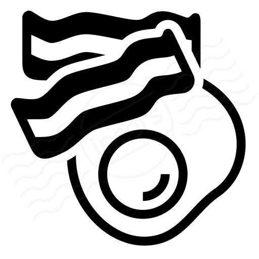 IconExperience Â» I-Collection Â» Fried Egg Bacon Icon
