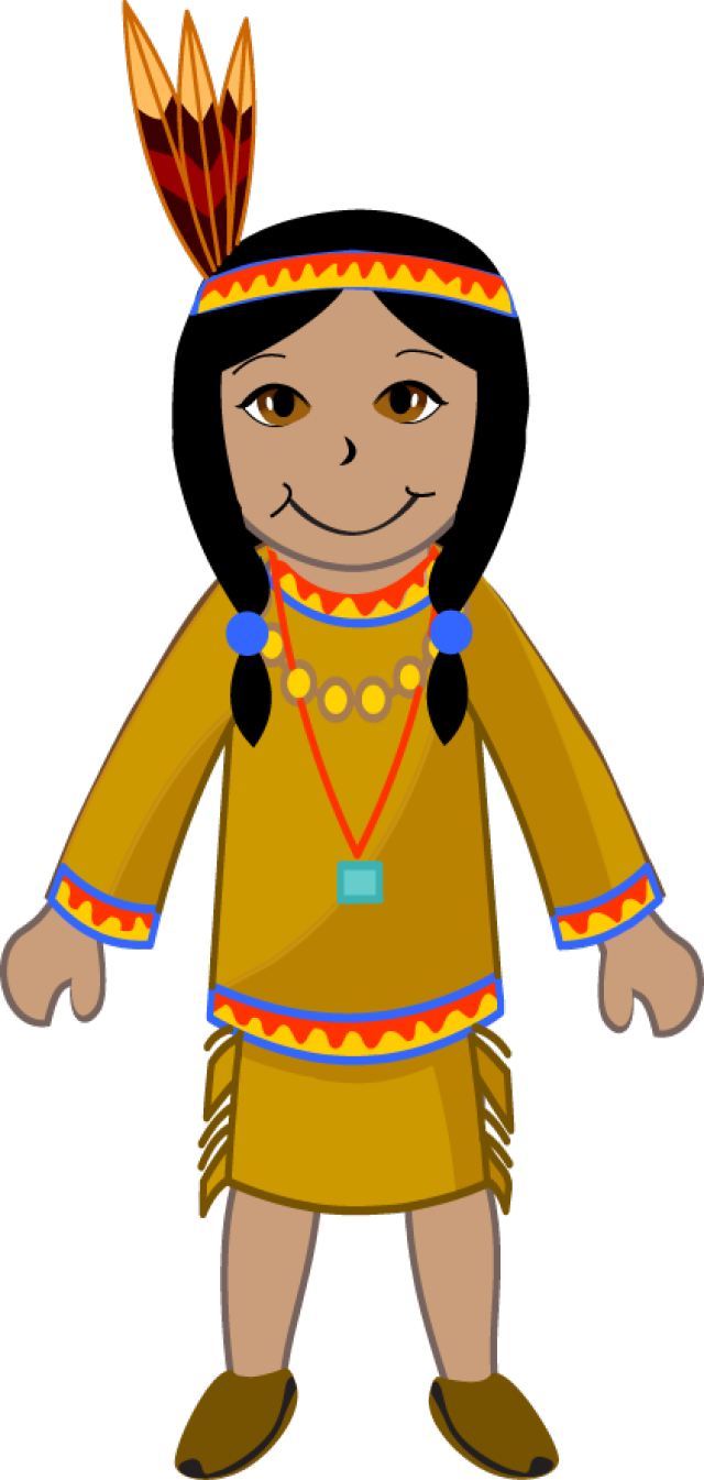 Indian pretty girl clipart