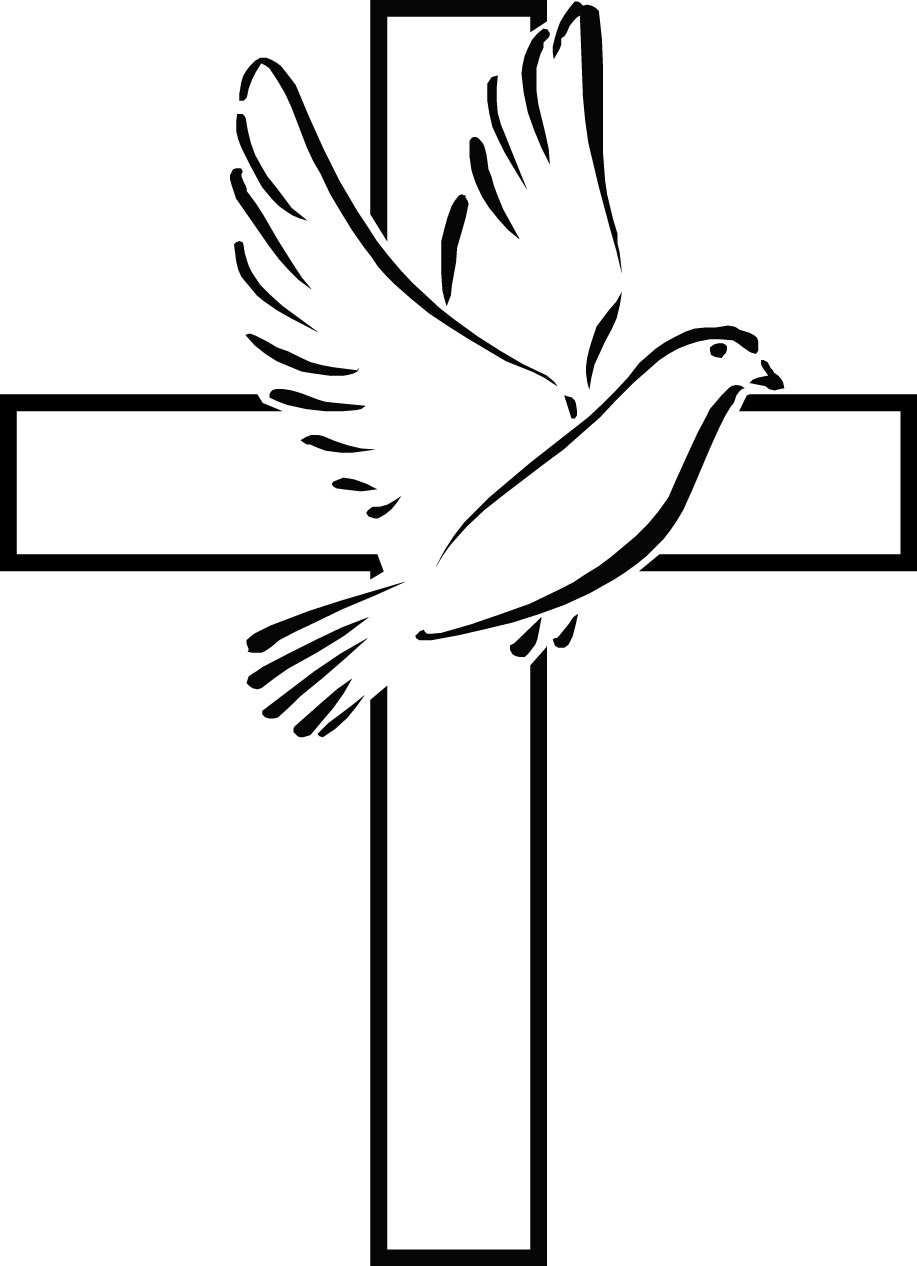 Simple Christian Cross Outline
