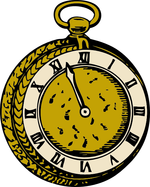 Old Pocketwatch clip art - vector clip art online, royalty free ...