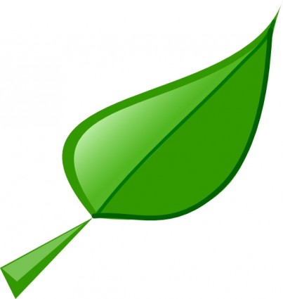 Leaf clip art Free vector in Open office drawing svg ( .svg ...