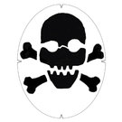 Tourna Skull and Crossbones Stencil SKUL-
