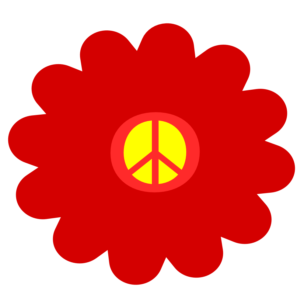 Scalable Vector Graphics Peace Sign Flower 136 scallywag ...