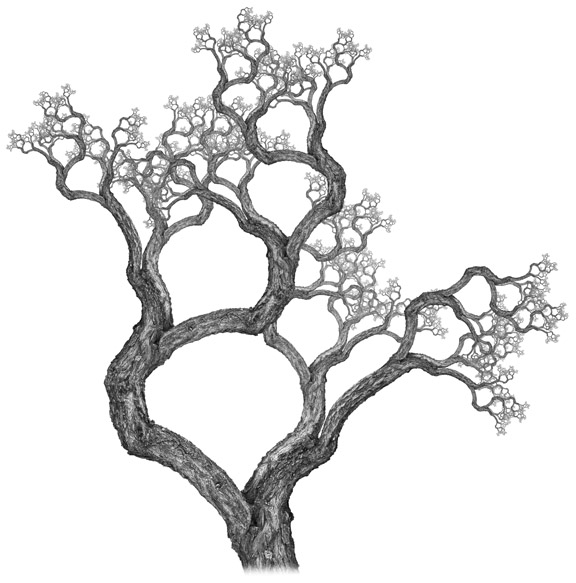 Randomized Fractal Tree No. 3