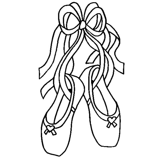 Ballet Shoes Coloring Pages ClipArt Best