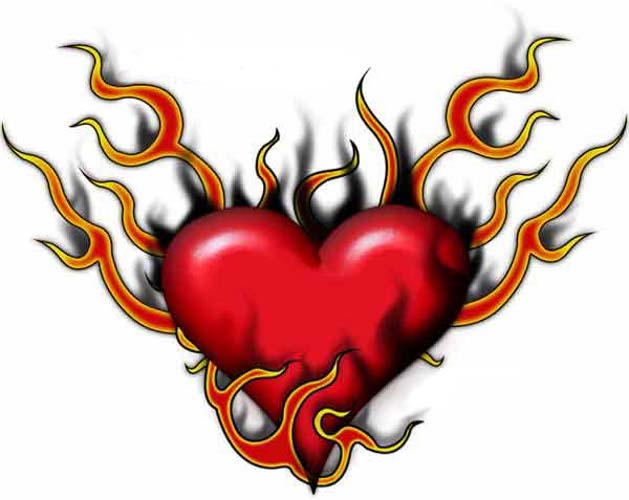 Tattoos Of Love Hearts - ClipArt Best