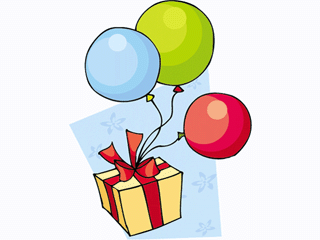 Free clip art birthday balloons