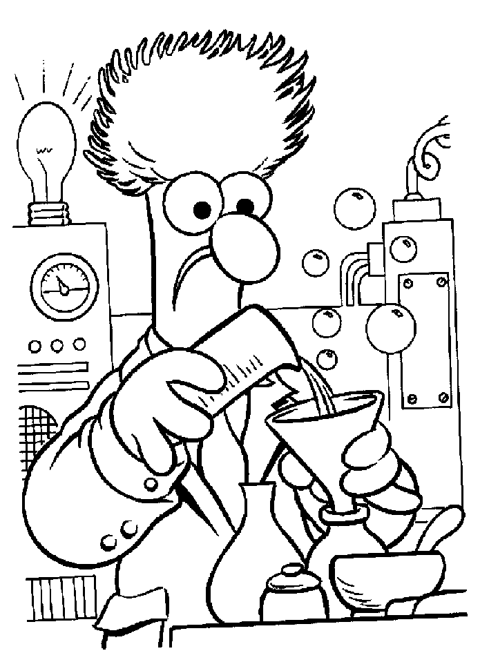 Science Lab Coloring Pages - AZ Coloring Pages