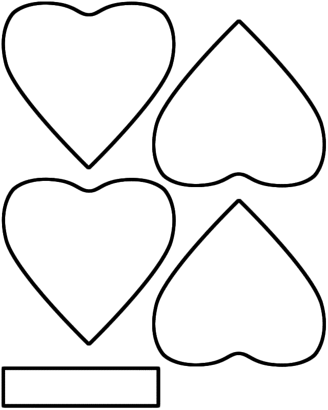 Four Leaf Clover/Shamrock - Paper craft (Black and White Template)