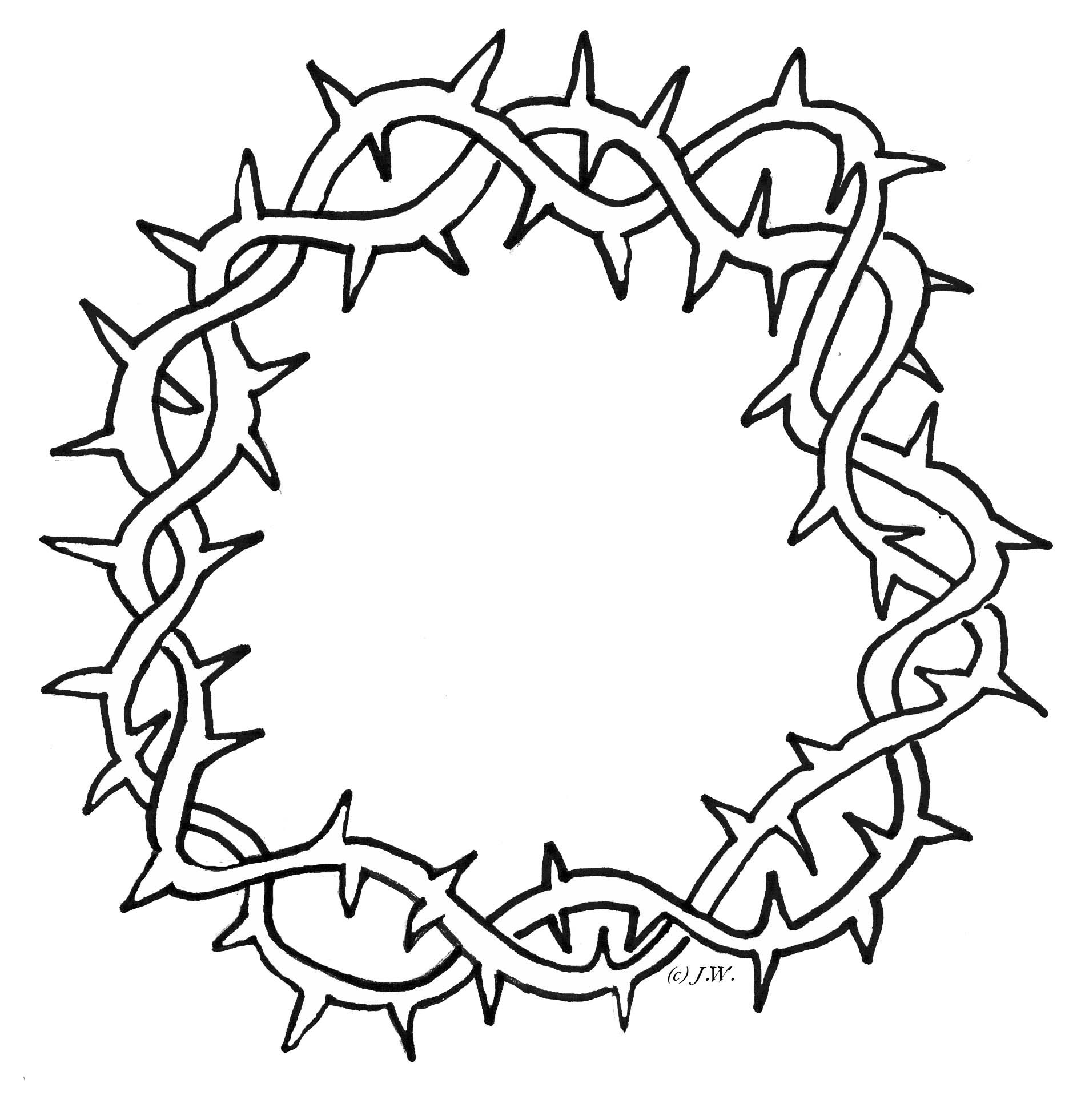 Crown Of Thorns Clipart