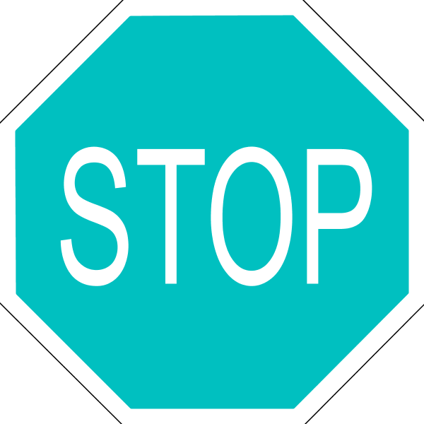 Black and white stop sign clipart free clipart clipartcow ...