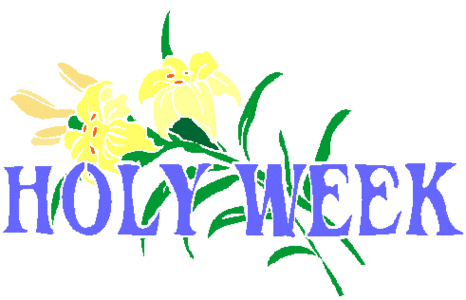 Holy Week Schedule Clipart Clipart - Free to use Clip Art Resource
