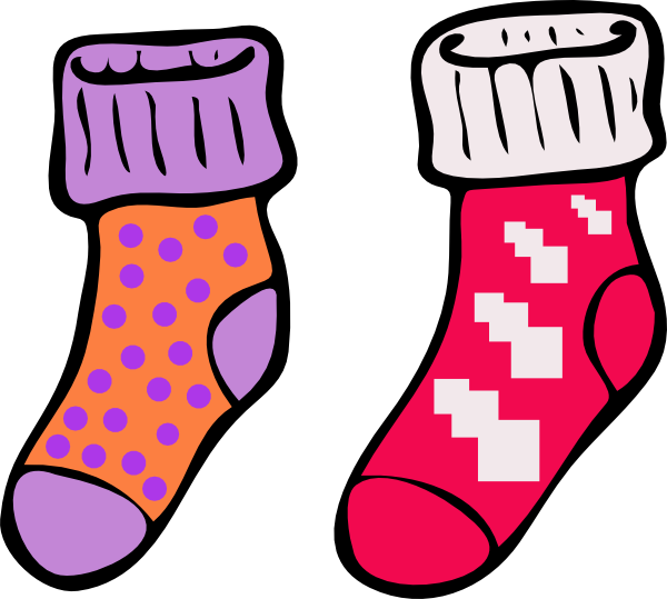 Clip Art Crazy Socks Clipart