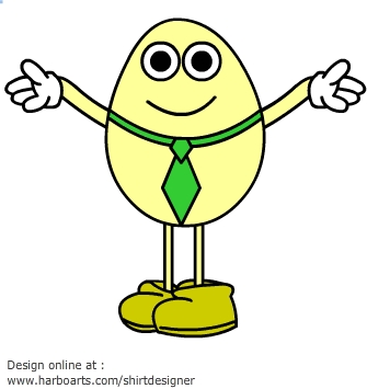 Download : Egg man cartoon - Vector Graphic
