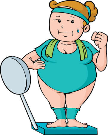 Overweight Person Clipart