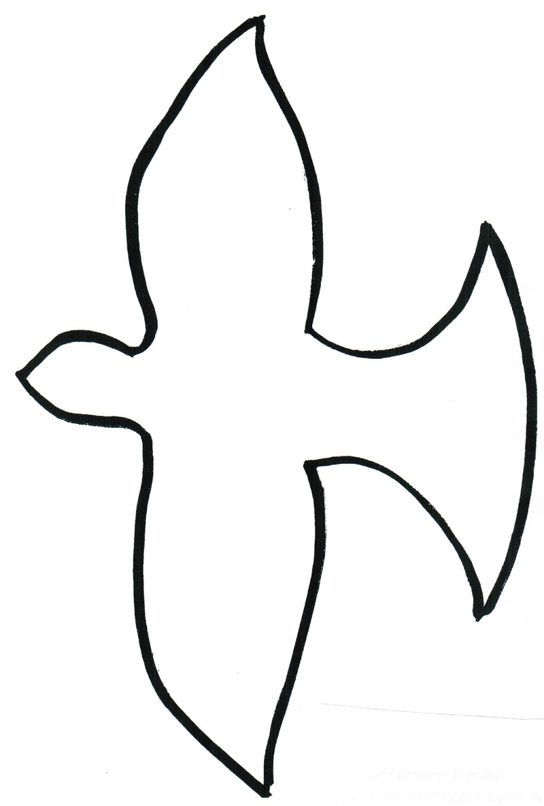 Best Photos of Confirmation Dove Template - Holy Spirit Dove ...