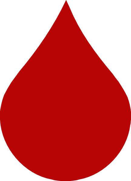 Clipart drop of blood