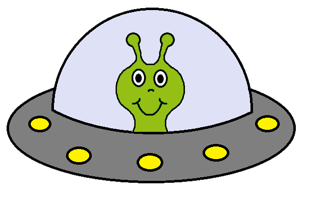 Two UFO Space Clipart - Cliparts and Others Art Inspiration