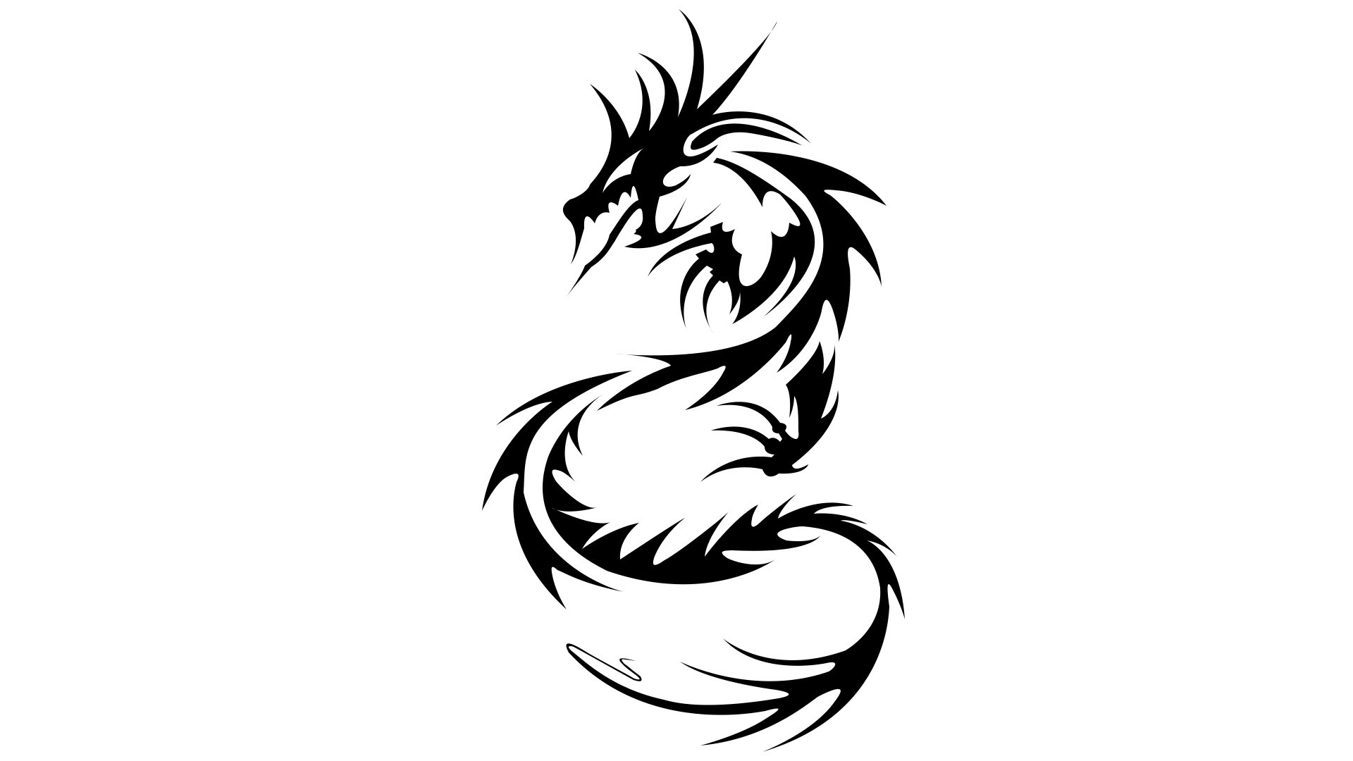 How to Draw a Dragon Tattoo - YouTube