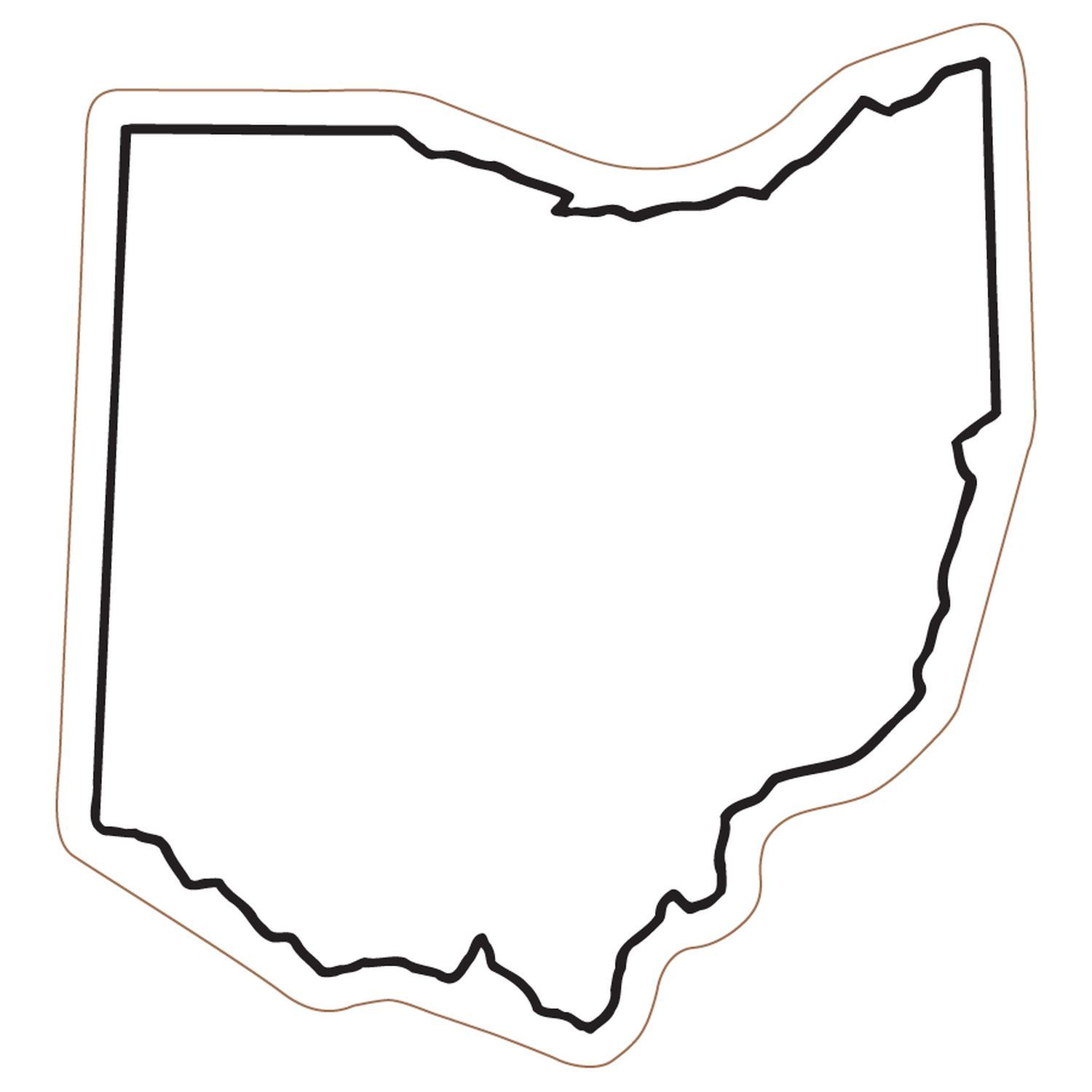 Best Photos of Printable State Templates Ohio - Ohio State Outline ...