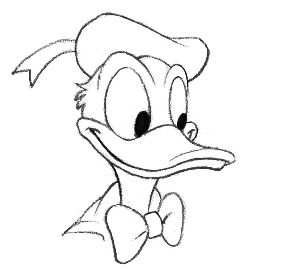 Duck Line Drawing Clipart - Free to use Clip Art Resource